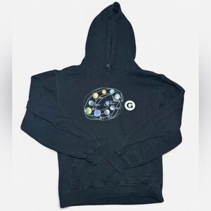Black Graphic Hoodie